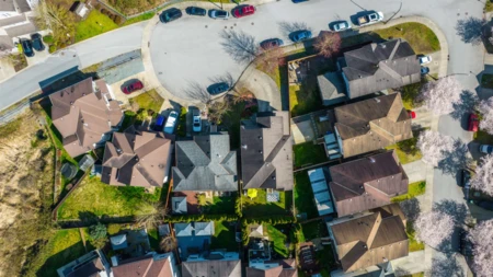Aerial View of 11125 234a Street, Maple Ridge, BC