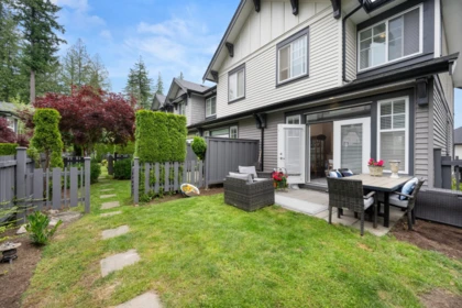 Backyard Photo of 18 3461 Princeton Avenue, Coquitlam, BC