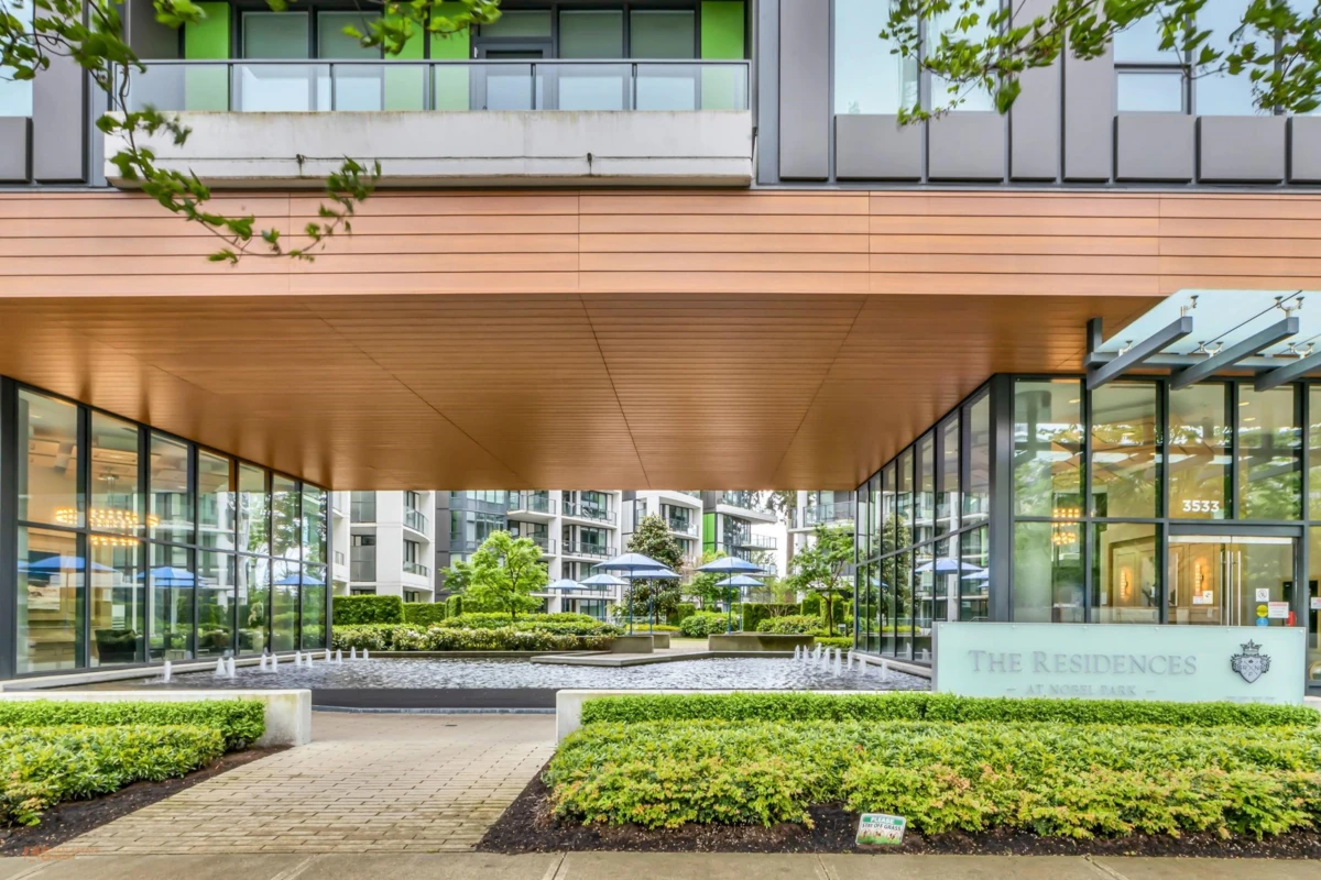 Exterior Rear Photo of 1203 3533 Ross Drive, Vancouver, BC