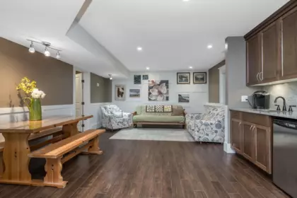 Aerial View of 6015 163 Street, Surrey, BC