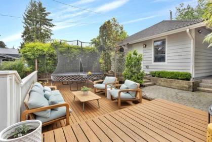 Aerial View of 420 W 17th Avenue, Vancouver, BC