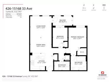 Backyard Photo of 426 15168 33 Avenue, Surrey, BC