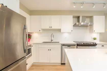 Kitchen Island Photo of 103 500 Royal Avenue, New Westminster, BC