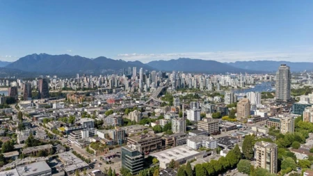 Aerial View of 1B 2775 Fir Street, Vancouver, BC