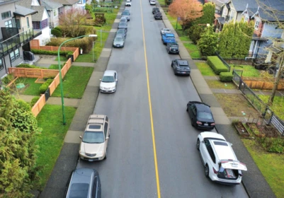 Aerial View of 4355 Albert Street, Burnaby, BC