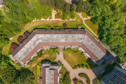 Aerial View of 411 4373 Halifax Street, Burnaby, BC