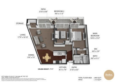 411 4373 Halifax Street, Burnaby, BC, Burnaby — Apartment/Condo for sale