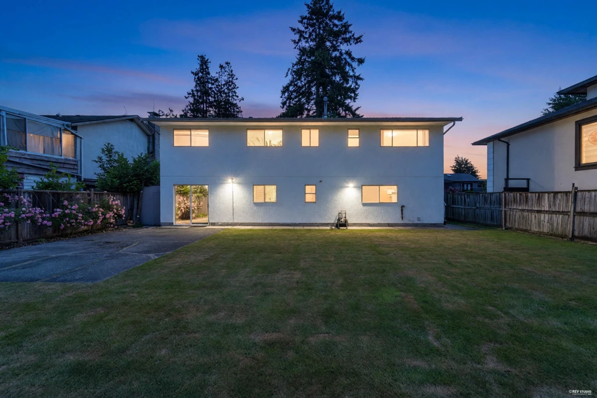 Exterior Rear Photo of 9091 Ash Street, Richmond, BC