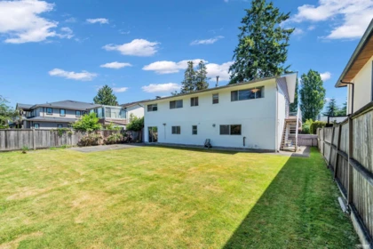 Aerial View of 9091 Ash Street, Richmond, BC