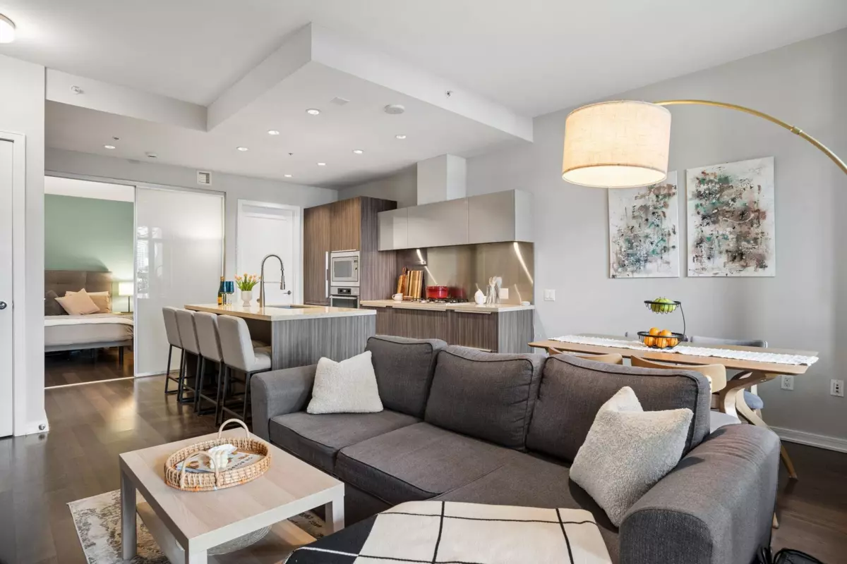 Dining Area Photo of 102 128 Athletes Way, Vancouver, BC