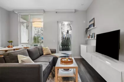 Breakfast Nook Photo of 102 128 Athletes Way, Vancouver, BC