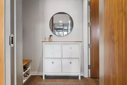 Kitchen Photo of 102 128 Athletes Way, Vancouver, BC