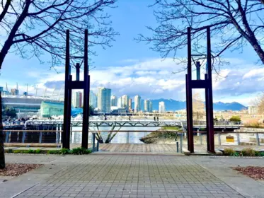 Outdoor Patio Photo of 102 128 Athletes Way, Vancouver, BC