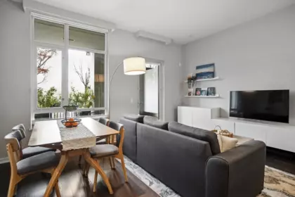 Primary Bedroom Photo of 102 128 Athletes Way, Vancouver, BC