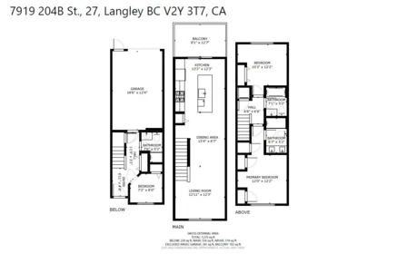27 7919 204b Street, Langley, BC, Langley — Townhouse for sale