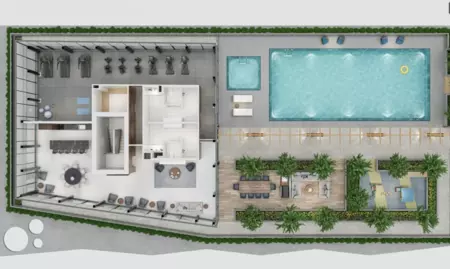 Swimming Pool Photo of 907 135 E 13th Street, North Vancouver, BC