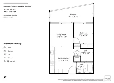 Outdoor Patio Photo of 4108 4880 Lougheed Highway, Burnaby, BC