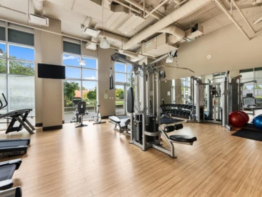 Basement Recreation Room Photo of 2108 3007 Glen Drive, Coquitlam, BC