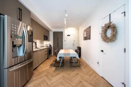Kitchen Island Photo of 10 9278 Slopes Mews, Burnaby, BC