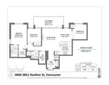 Exterior Rear Photo of 604 2851 Heather Street, Vancouver, BC