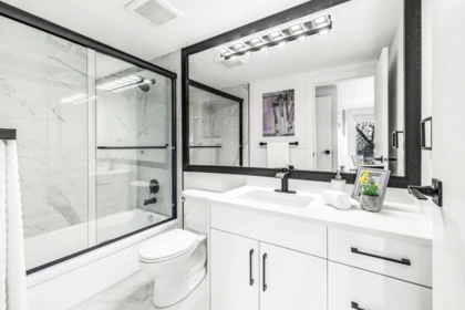 Powder Room Photo of 105 7700 Gilbert Road, Richmond, BC