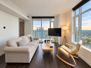 Living Room Photo of 3902 9887 Whalley Boulevard, Surrey, BC