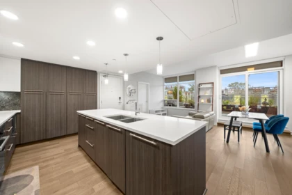 Kitchen Island Photo of 401 5033 Cambie Street, Vancouver, BC