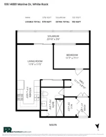 Exterior Rear Photo of 106 14881 Marine Drive, White Rock, BC