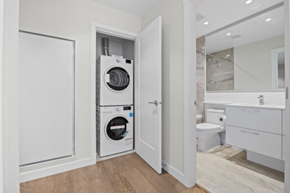 Laundry Room Photo of 1809 5608 Berton Avenue, Vancouver, BC