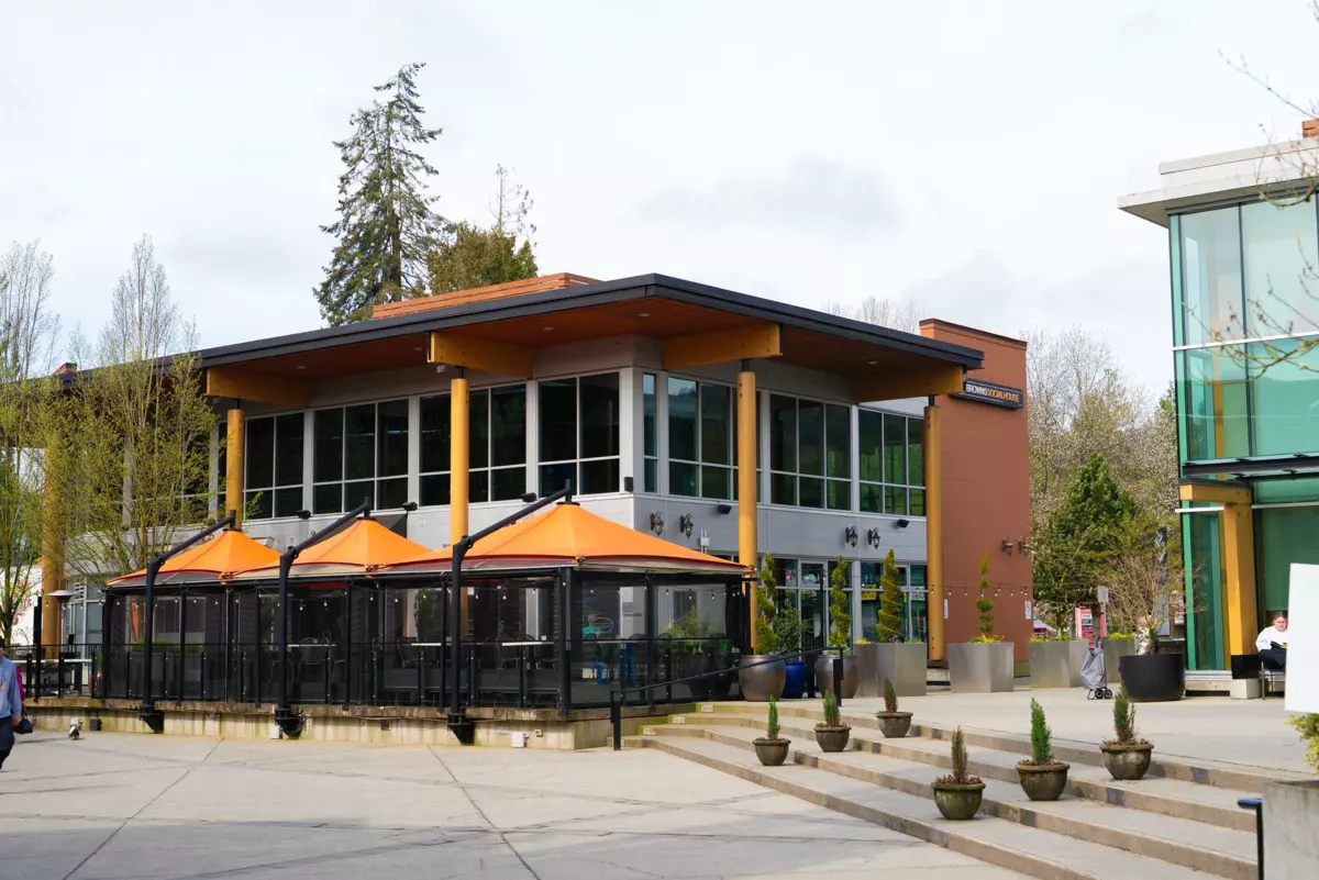 Aerial View of 3875 Regent Avenue, North Vancouver, BC