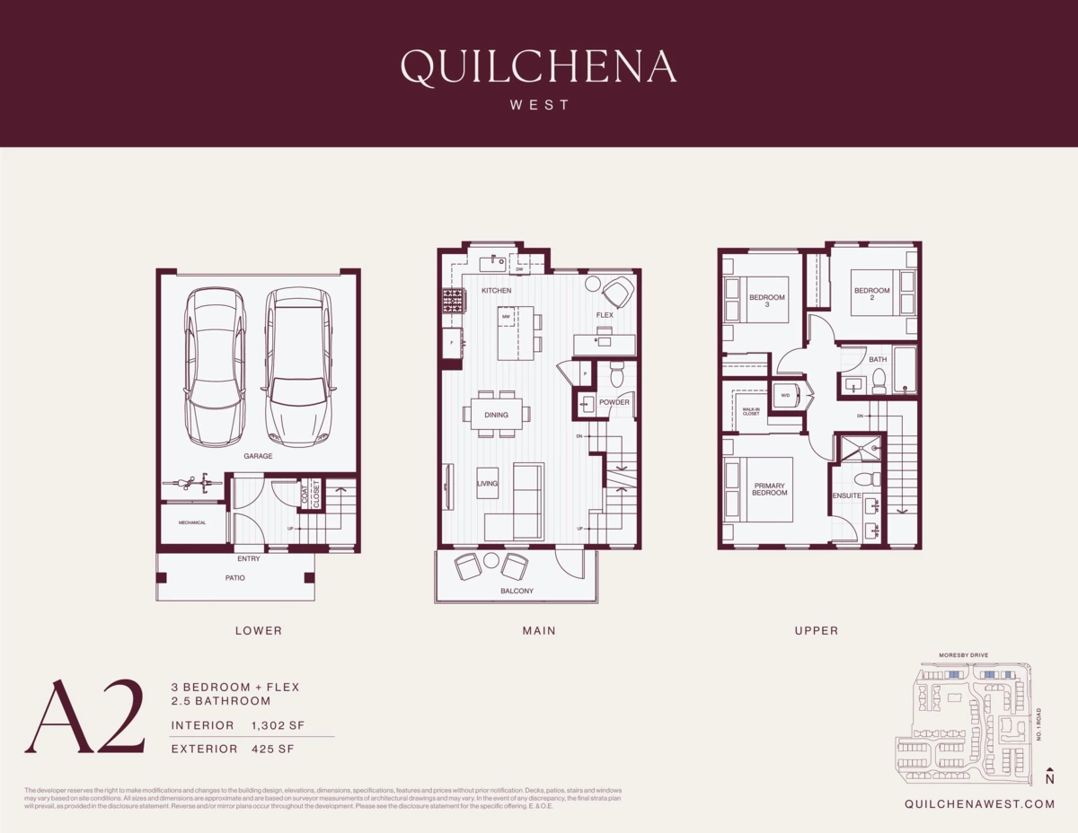 Bedroom 3 Photo of 2 3888 Moresby Drive, Richmond, BC