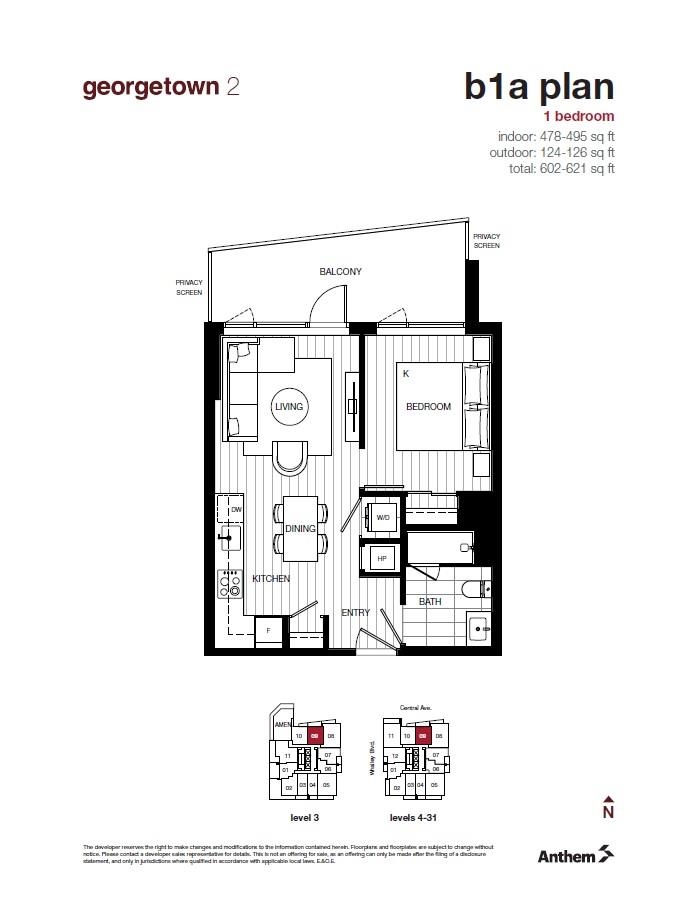 Kitchen Island Photo of 409 13738 Central Avenue, Surrey, BC