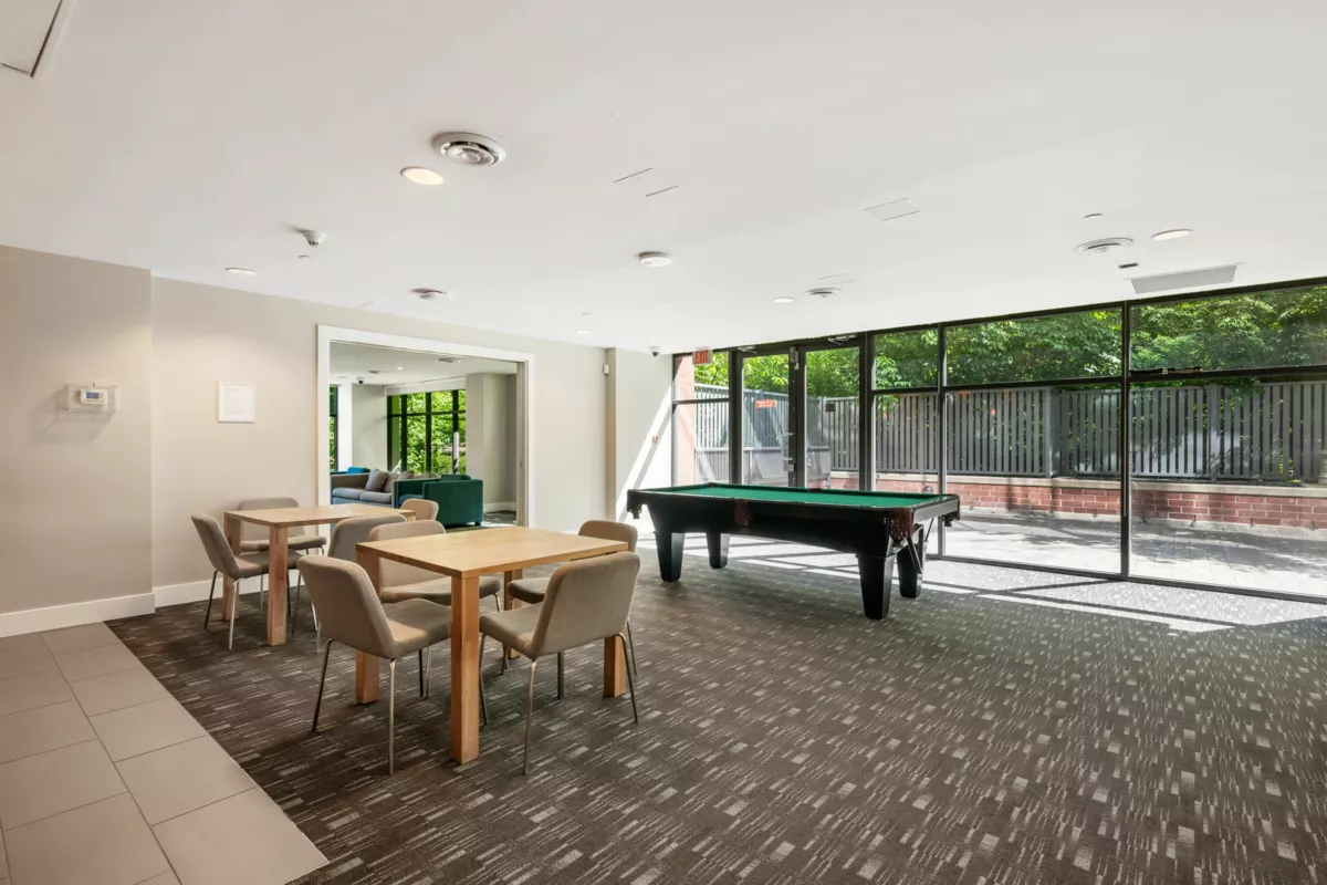 Basement Recreation Room Photo of 2202 301 Capilano Road, Port Moody, BC