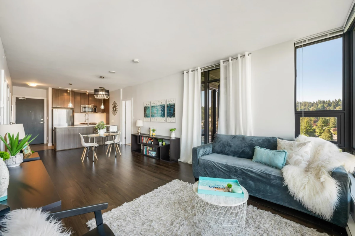 Dining Area Photo of 2202 301 Capilano Road, Port Moody, BC