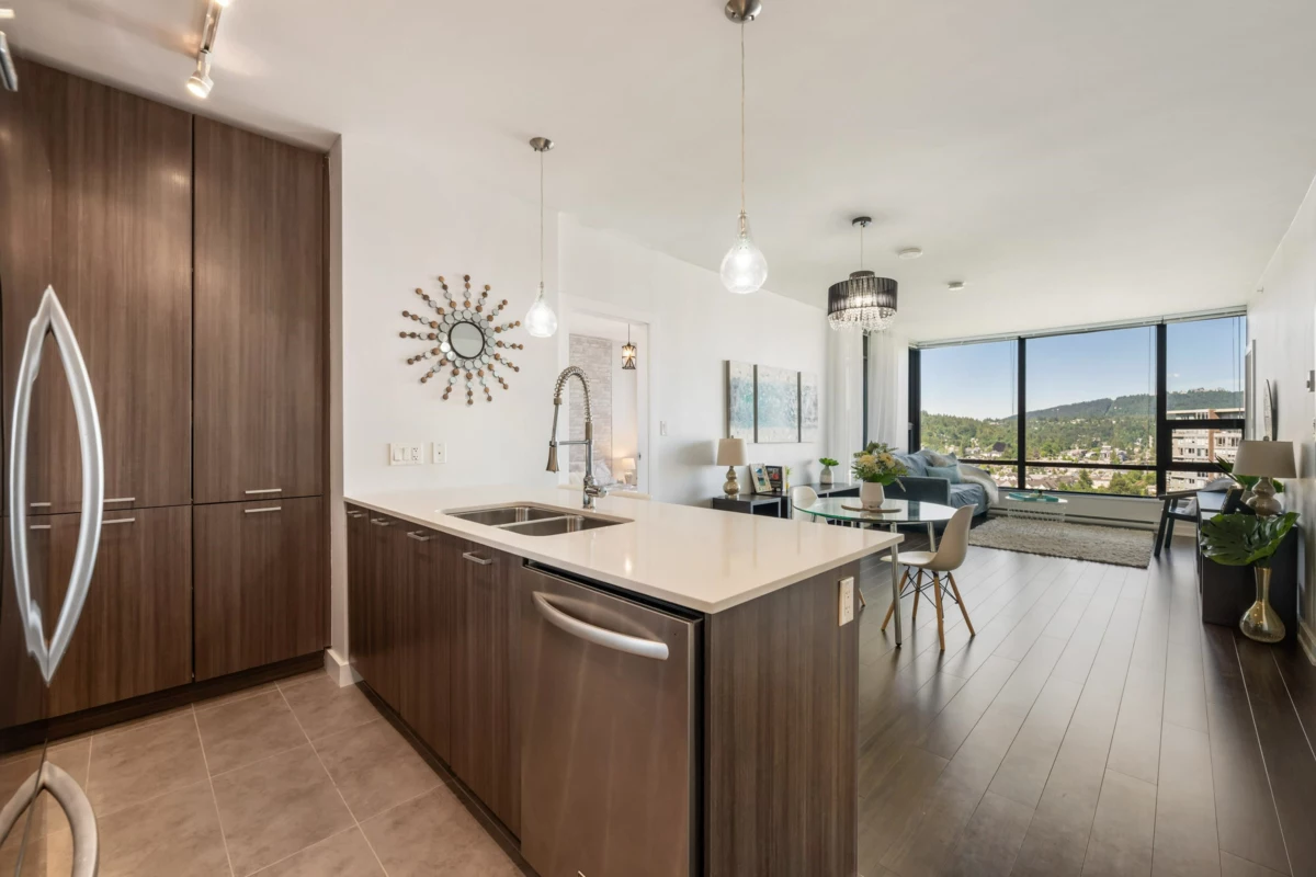 Exterior Rear Photo of 2202 301 Capilano Road, Port Moody, BC