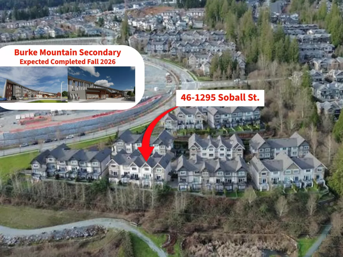 Exterior Rear Photo of 46 1295 Soball Street, Coquitlam, BC