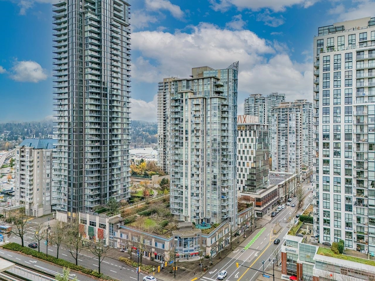 Exterior Rear Photo of 1709 3008 Glen Drive, Coquitlam, BC