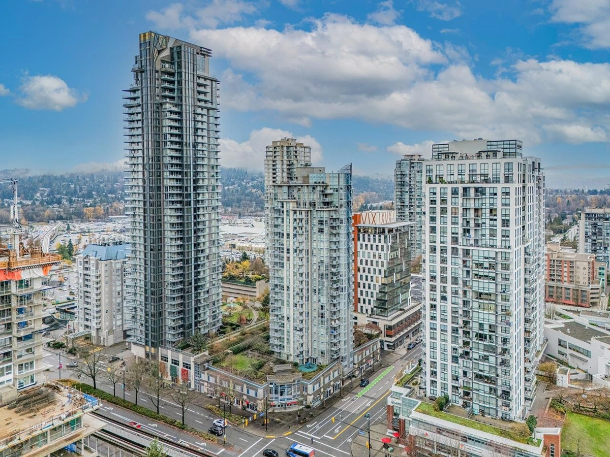 Living Room Photo of 1709 3008 Glen Drive, Coquitlam, BC