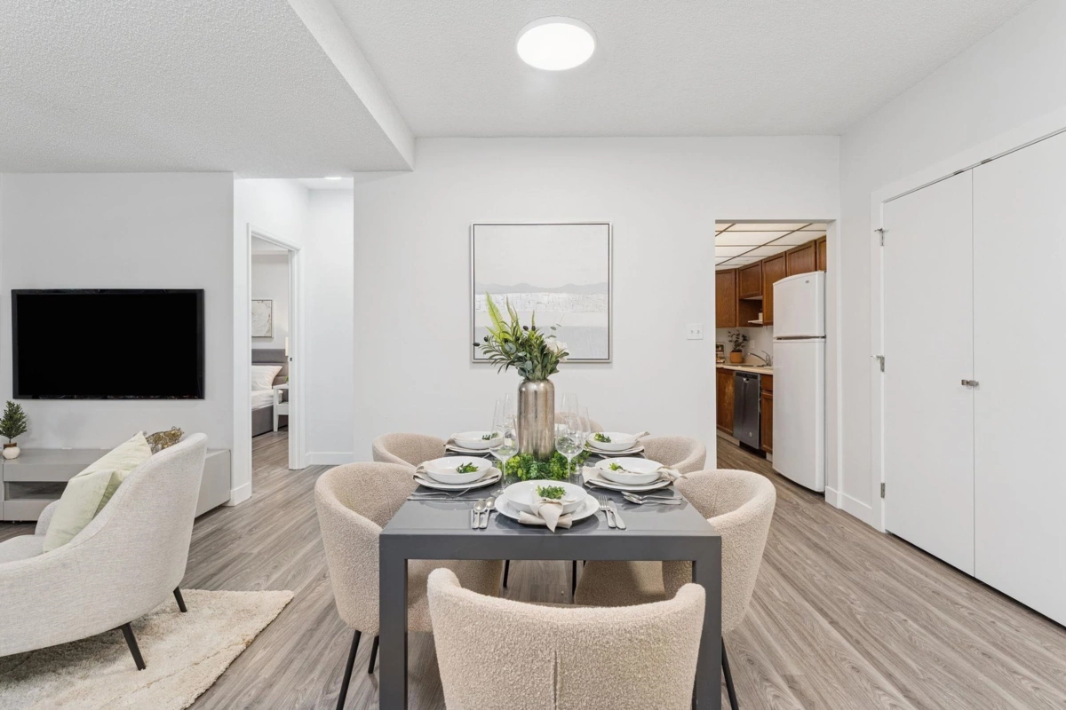 Dining Area Photo of 106 8511 Westminster Highway, Richmond, BC