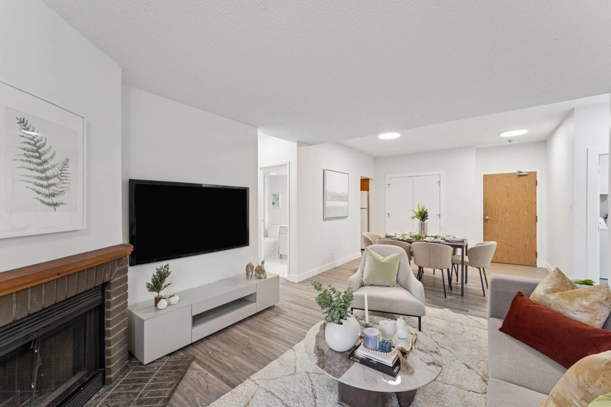 Family Room Photo of 106 8511 Westminster Highway, Richmond, BC