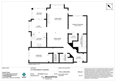 417 4728 Dawson Street, Burnaby, BC, Burnaby — Apartment/Condo for sale