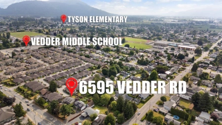 Exterior Rear Photo of 6595 Vedder Road, Chilliwack, BC