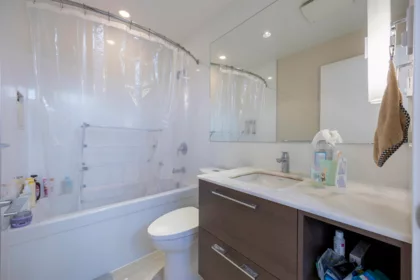 Guest Bathroom Photo of 103 578 Emerson Street, Coquitlam, BC