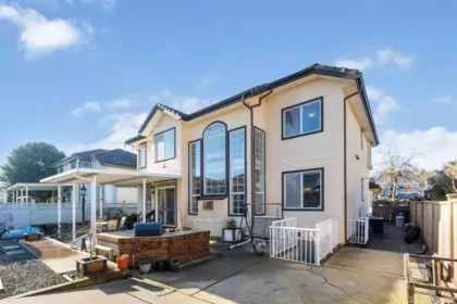 Aerial View of 8330 168 Street, Surrey, BC