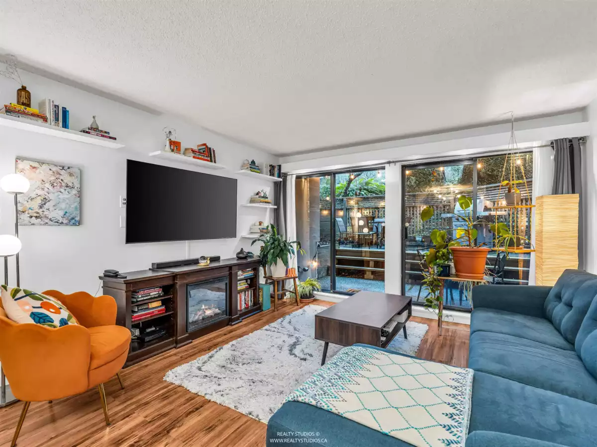 Living Room Photo of 108 1955 Woodway Place, Burnaby, BC