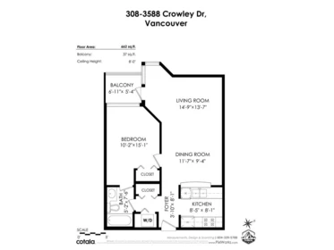 Mudroom Photo of 308 3588 Crowley Drive, Vancouver, BC