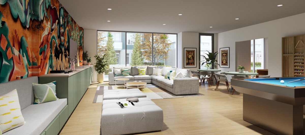 Family Room Photo of 104 10488 138a Street, Surrey, BC