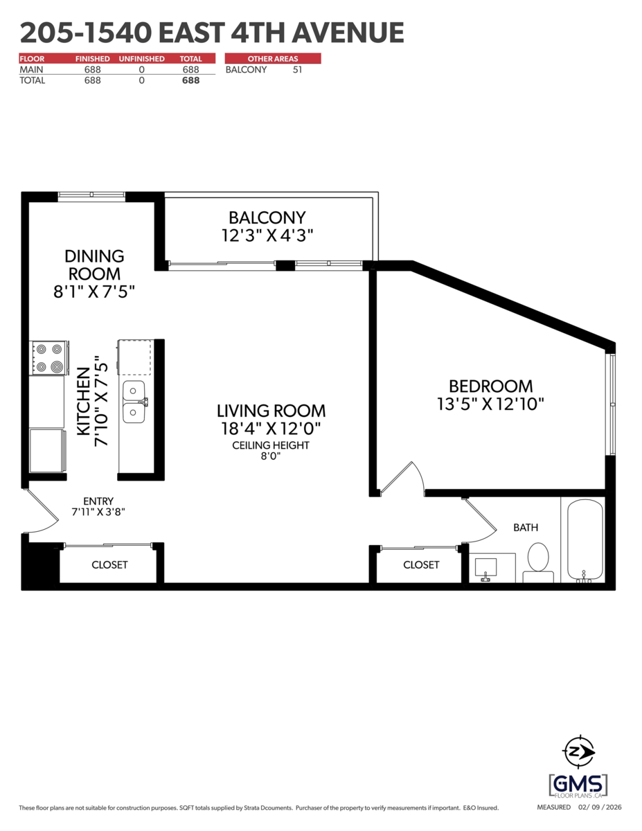 Outdoor Patio Photo of 205 1540 E 4th Avenue, Vancouver, BC