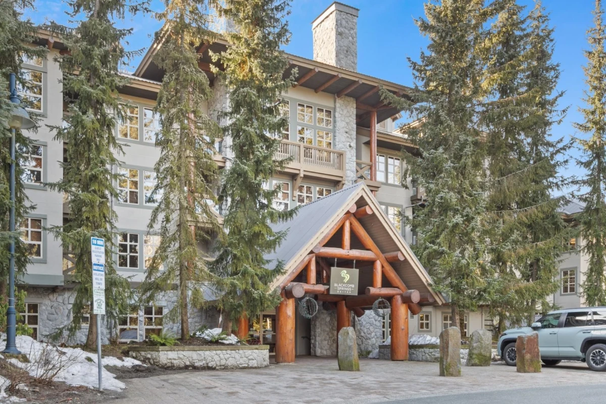 Exterior Front Photo of 616 4899 Painted Cliff Road, Whistler, BC