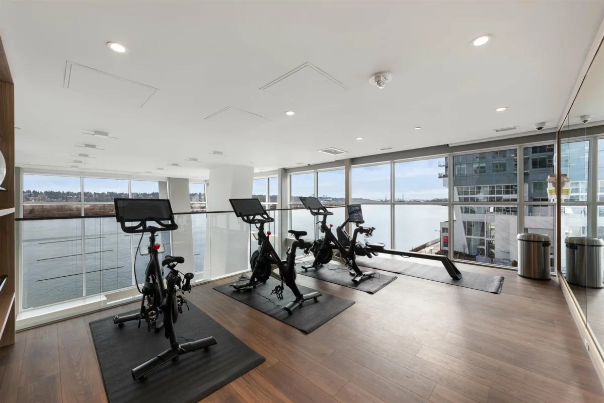 Aerial View of 1703 660 Quayside Drive, New Westminster, BC